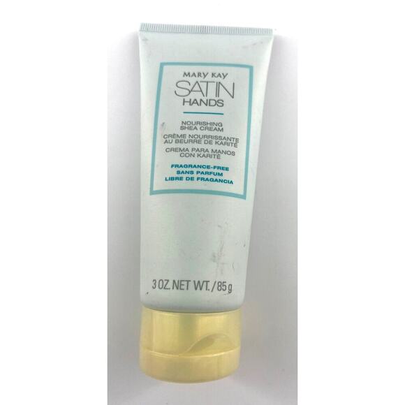 Mary Kay Satin Hands Nourishing Shea Cream Fragrance Free Skin Lotion 3oz New - Picture 1 of 2